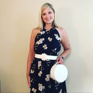 Rachael Roy Floral Print Dress